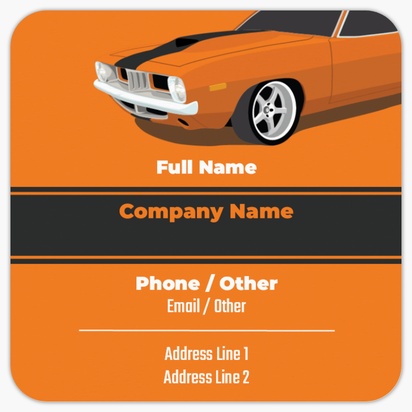 Design Preview for Design Gallery: Car Parts & Tyres Rounded Corner Business Cards, Rounded Square (65 x 65 mm)