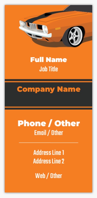 Design Preview for Templates for Automotive & Transportation Standard Name Cards , Small (85 x 40 mm)