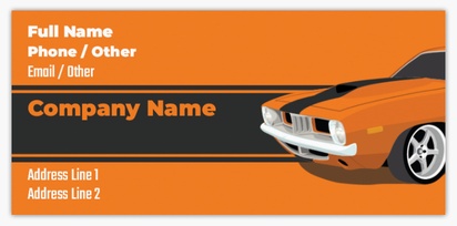 Design Preview for Design Gallery: Auto Dealers Slim Business Cards
