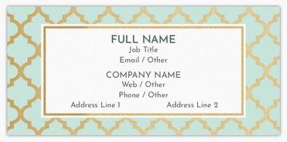 Design Preview for Design Gallery: Hair Salons Slim Business Cards
