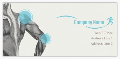 Design Preview for Design Gallery: Sports & Fitness Slim Business Cards
