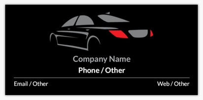 Design Preview for Design Gallery: Car Services Textured Uncoated Business Cards