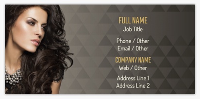 Design Preview for Design Gallery: Jewellery Slim Business Cards