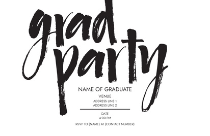 A purple graduate white black design for Graduation