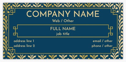 Design Preview for Design Gallery: Antiques Slim Business Cards