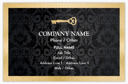 Design Preview for Design Gallery: Locksmiths Ultra-Thick Business Cards, Standard (85 x 55 mm)