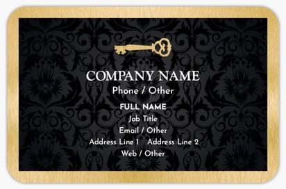 Design Preview for Design Gallery: Locksmiths Rounded Corner Business Cards, Rounded Standard (85 x 55 mm)
