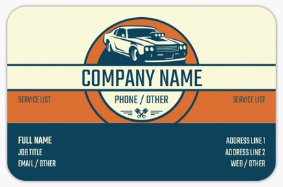 Design Preview for Design Gallery: Mechanics & Auto Body Rounded Corner Business Cards, Rounded Standard (85 x 55 mm)