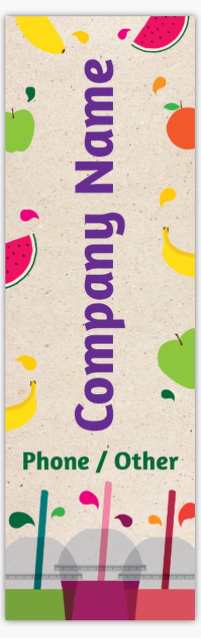 Design Preview for Design Gallery: Ice Cream & Food Trucks Vinyl Banners, 76 x 244 cm