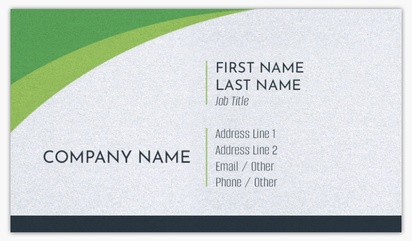 Design Preview for Finance & Insurance Pearl Business Cards Templates, Standard (3.5" x 2")