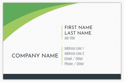 Design Preview for Design Gallery: Finance & Insurance Recycled Matte Business Cards, Standard (85 x 55 mm)