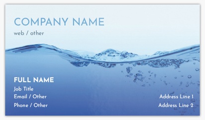 Design Preview for Design Gallery: Pool & Spa Care Premium Plus Visiting Cards