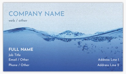 Design Preview for Beauty & Spa Pearl Business Cards Templates, Standard (3.5" x 2")