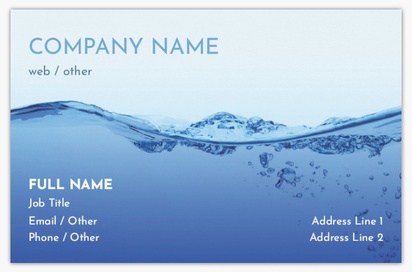 Design Preview for Design Gallery: Plumbing Business Cards, Standard (85 x 55 mm)