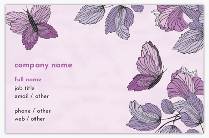 Design Preview for Design Gallery: Beauty Consulting & Pampering Textured Uncoated Business Cards