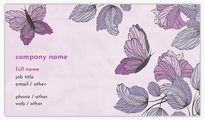 Design Preview for Design Gallery: Beauty Consulting & Pampering Standard Visiting Cards