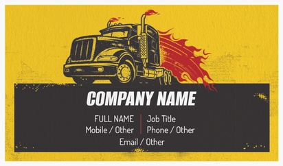 Design Preview for Design Gallery: Trucking Natural Textured Business Cards