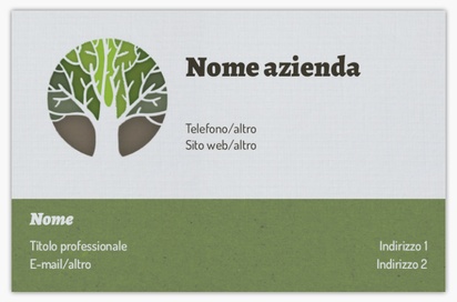 Anteprima design per Galleria di design: biglietti da visita carta effetto lino per agricoltura e allevamento