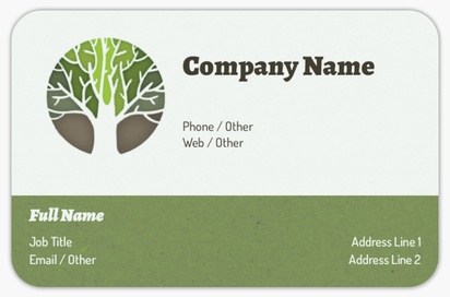 Design Preview for Design Gallery: Agriculture & Farming Rounded Corner Business Cards, Rounded Standard (85 x 55 mm)