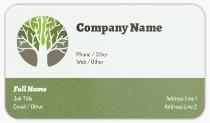 Design Preview for Design Gallery: Nature & Landscapes Rounded Corner Business Cards, Standard (3.5" x 2")