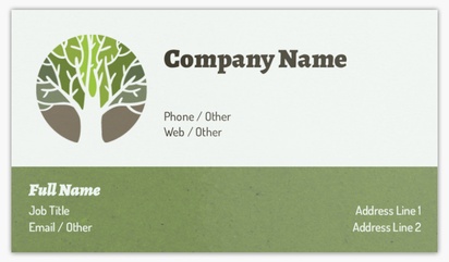 Design Preview for Agriculture & Farming Premium Plus Business Cards Templates, Standard (3.5" x 2")