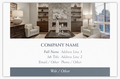 Design Preview for Design Gallery: Home Staging Ultra-Thick Business Cards, Standard (85 x 55 mm)