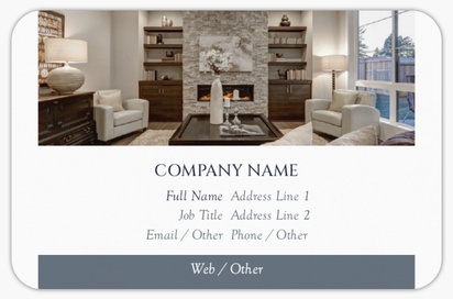 Design Preview for Design Gallery: Interior Design Rounded Corner Business Cards, Rounded Standard (85 x 55 mm)
