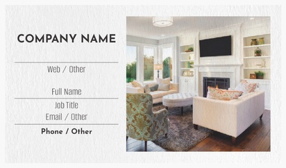 Design Preview for Design Gallery: Home Staging Natural Textured Business Cards