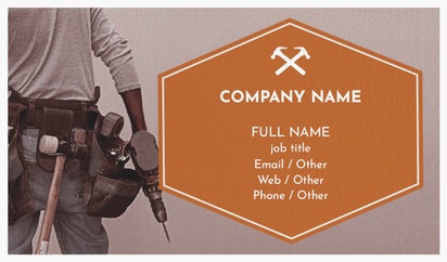 Design Preview for Design Gallery: Handyman Natural Textured Business Cards