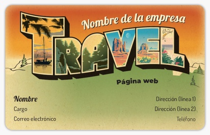 Vista previa del diseño de Galería de diseños de tarjetas de plástico para agencias de viajes