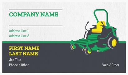 Design Preview for Design Gallery: Landscaping & Gardening Natural Textured Business Cards
