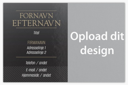 Forhåndsvisning af design for Designgalleri: Ejendomsmægling Ekstra tykke visitkort, Standard (85 x 55 mm)