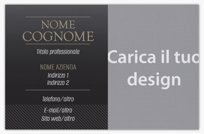 Anteprima design per Galleria di design: biglietti da visita carta effetto lino per agenti immobiliari