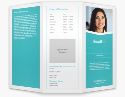 Design Preview for Design Gallery: Therapy Custom Brochures, 8.5" x 11" Tri-fold