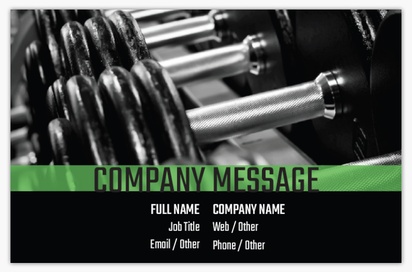 Design Preview for Design Gallery: Sports & Fitness Textured Uncoated Business Cards