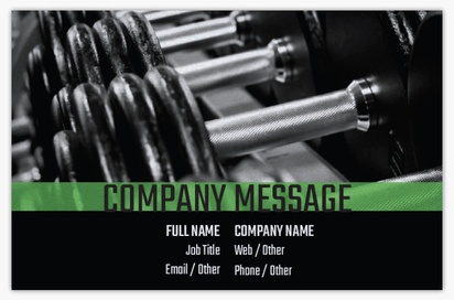 Design Preview for Design Gallery: Personal Training Pearl Business Cards