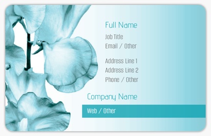 Design Preview for Beauty & Spa Plastic Business Cards Templates, White