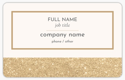 Design Preview for Bold & Colorful Plastic Business Cards Templates, White