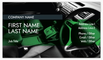Design Preview for Auto Rental Ultra Thick Business Cards Templates
