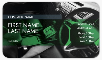 Design Preview for Auto Rental Rounded Corner Business Cards Templates, Standard (3.5" x 2")