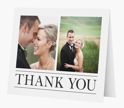 Design Preview for Thank You Cards, Folded