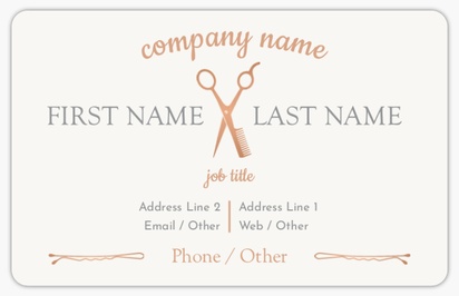 Design Preview for Elegant Plastic Business Cards Templates, White