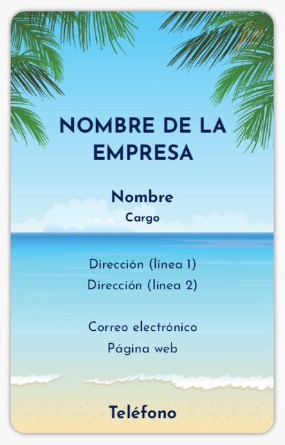 Vista previa del diseño de Galería de diseños de tarjetas de plástico para agencias de viajes