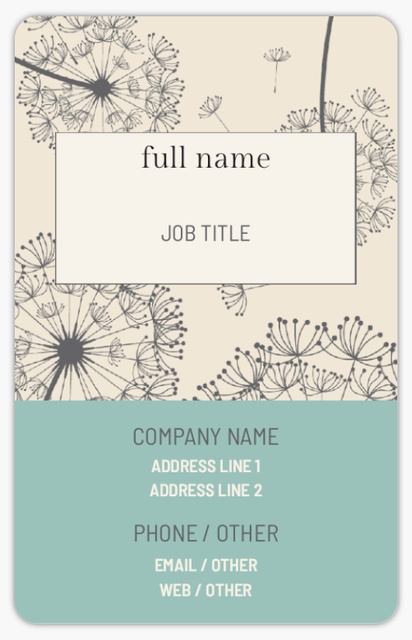 Design Preview for Retro & Vintage Plastic Business Cards Templates, White