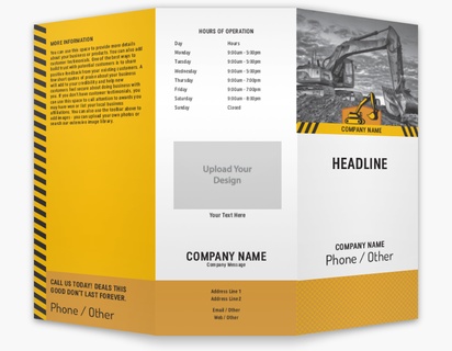 Design Preview for Design Gallery: Demolition Custom Brochures, 8.5" x 11" Tri-fold