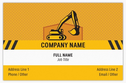 Design Preview for Design Gallery: Excavation Standard Business Cards, Standard (85 x 55 mm)