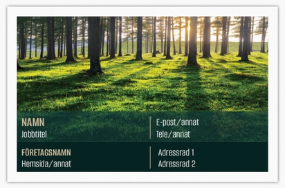 Förhandsgranskning av design för Designgalleri: Natur & landskap Visitkort med återvunnet matt papper, Standard (85 x 55 mm)
