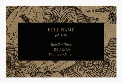 Design Preview for Design Gallery: Fun & Whimsical Kraft Business Cards, Standard (85 x 55 mm)