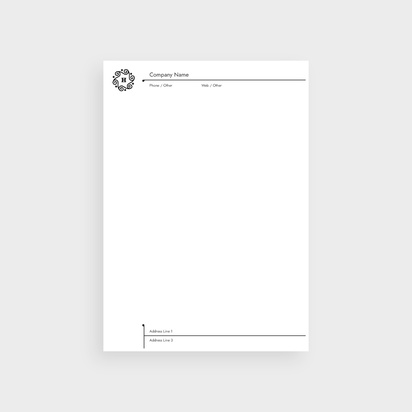 Design Preview for Design Gallery: Finance & Insurance Bulk Letterheads