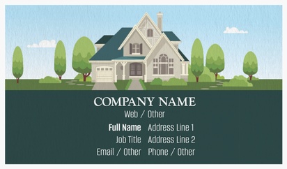 Design Preview for Design Gallery: Real Estate Development Natural Textured Business Cards